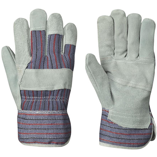 834 Fitter's Gloves, One Size, Split Cowhide Palm NTL Industrial