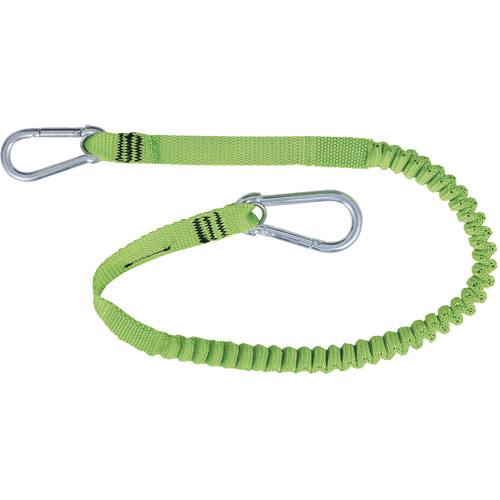 TT-9902 Slim Line Tool Tether Harness Lanyard, Fixed Length, Dual Carabiner NTL Industrial