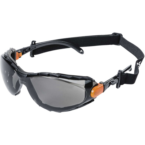 XPS502 Lunettes de s&eacute;curit&eacute; &eacute;tanches, Lentille Fum&eacute;e, Antibu&eacute;e/Anti-&eacute;gratignures NTL Industrial