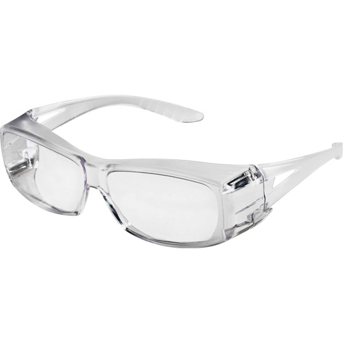 X350 Lunettes de s&eacute;curit&eacute; OTG, Lentille Transparent, Anti-&eacute;gratignures, ANSI Z87+/R&eacute;pond ou surpasse la norme CSA Z94.3 NTL Industrial