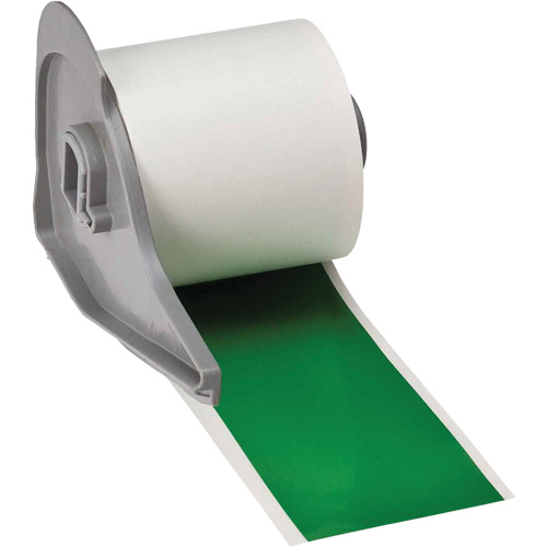 All-Weather Permanent Adhesive Label Tape, Vinyl, Green, 2" Width NTL Industrial