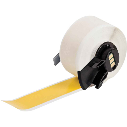 Multi-Purpose Label Tape, Vinyl, Yellow, 1.9" Width NTL Industrial