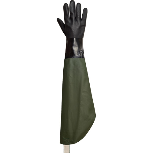 Gants r&eacute;sistants aux produits chimiques Chemstop, PVC, Doublure en Ouat&eacute;e NTL Industrial