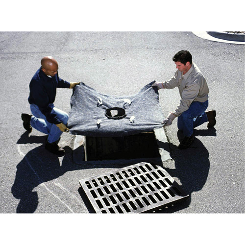 Recycled Ultra-Drain Guard&reg; Catch Basin Insert, Oil & Sediment, 48" L x 36" W NTL Industrial
