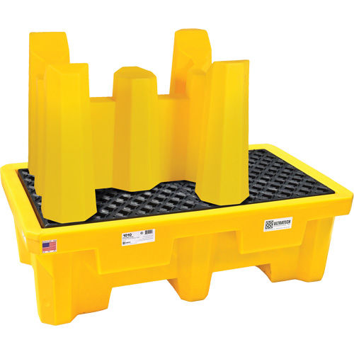 1-Drum Ultra-Drum Rack Containment Systems&reg;, 52" L x 49.5" W x 29" H, 66 US gal. Capacity NTL Industrial