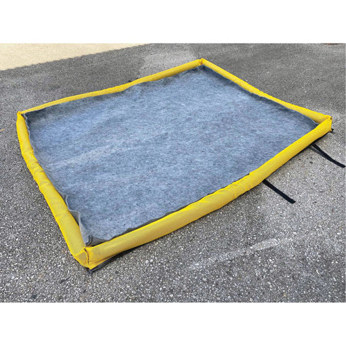 Petit tampon Ultra-Filter, Capacit&eacute; 0,8 gal. US, 2,5' la x 2' lo x 3" h, Paroi en mousse NTL Industrial