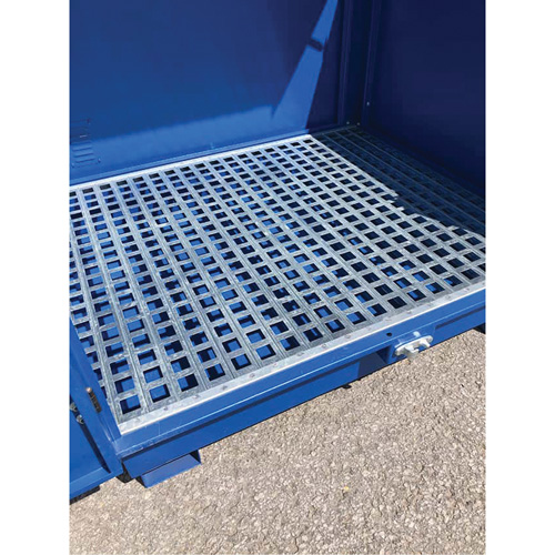 Ultra-Hard Top S4 Steel Spill Pallet, 61" L x 54.4" W x 52" H, 4700 lbs. Load Capacity NTL Industrial