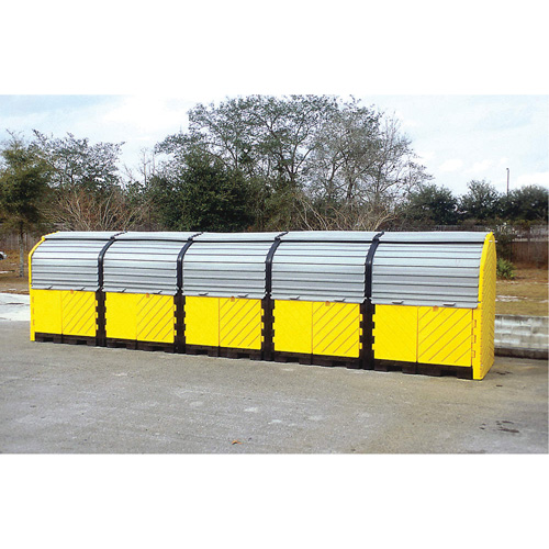 P20 Plus Ultra-Hard Top Spill Pallets sans drain, 312" lo x 79" la x 62" h, Capacit&eacute; de charge 9000 lb NTL Industrial