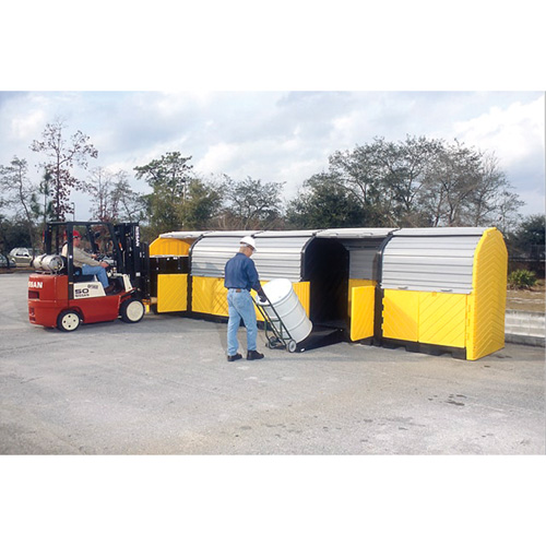 P20 Plus Ultra-Hard Top Spill Pallets sans drain, 312" lo x 79" la x 62" h, Capacit&eacute; de charge 9000 lb NTL Industrial