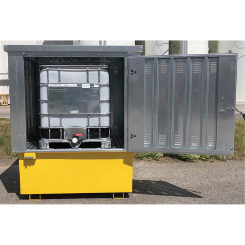 Couvercle rigide en acier Ultra-IBC, 71,1" lo x 83,1" la x 66,3" h, Capacit&eacute; de charge 5640 lb NTL Industrial