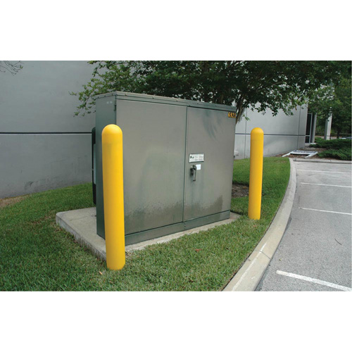 Ultra-Post Protector, 8" dia. x 52" l, Jaune NTL Industrial