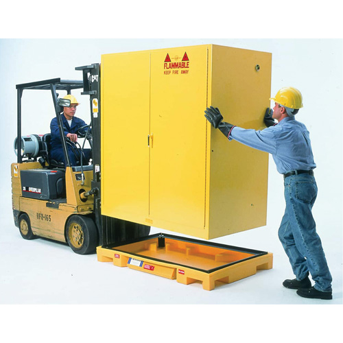 Double Drum Ultra-Safety Cabinet Bladder System, 63" lo x 38,5" la x 6,3" h, Capacit&eacute; de charge 3000 lb NTL Industrial