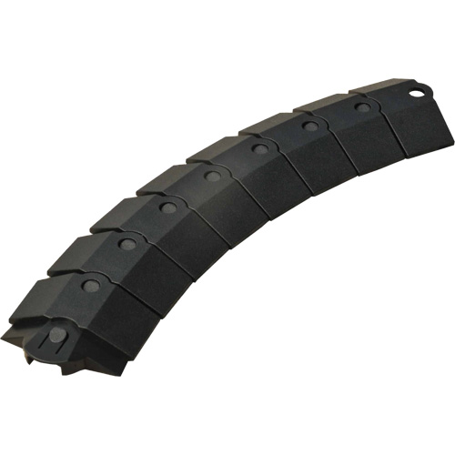 Small Ultra-Sidewinder Cable Protection System avec capuchons, 39,5" x 3" x 0,8", 2000 lb (1 tonne) NTL Industrial