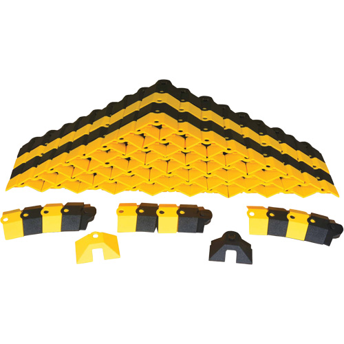 Bulk Box Ultra-Sidewinder Cable Protection System – 24 pieds, 288" x 9,8" x 1,4", 2000 lb (1 tonne) NTL Industrial