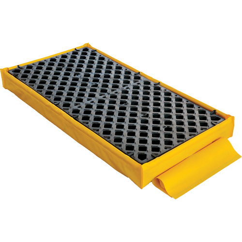 Ultra-Spill Deck flexible, &agrave; vessie, 2 barils, Capacit&eacute; de d&eacute;versement 88 gal. US, 48" x 27" x 5" NTL Industrial