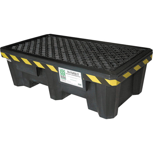 2-Drum Economy Ultra-Spill Pallet&reg;, 66 US gal. Spill Capacity, 53" x 29" x 16.5" NTL Industrial