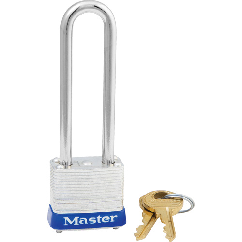 Padlock, Silver, Keyed Alike, Laminated Steel, 1-1/8" Width NTL Industrial