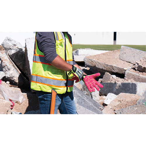 Rig Lizard&reg; 2028X Cut-Resistant Gloves, 6/X-Small, Synthetic/HPPE Palm, Elastic/Hook & Loop Cuff NTL Industrial