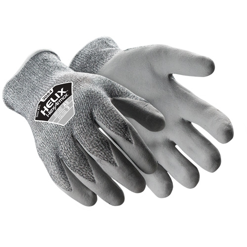 Gants r&eacute;sistants aux coupures Helix 3084, 7/Petit, Calibre 13, Rev&ecirc;tement Silicone, ASTM ANSI niveau A5 NTL Industrial