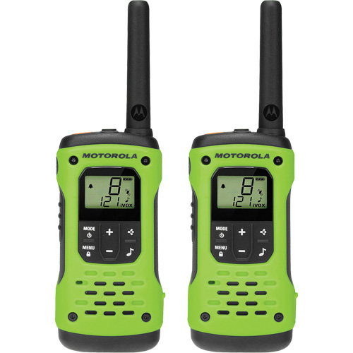 TalkAbout T600 H2O Series Walkie Talkies, FRS/GMRS Radio Band, 22 Channels, 56 km Range NTL Industrial