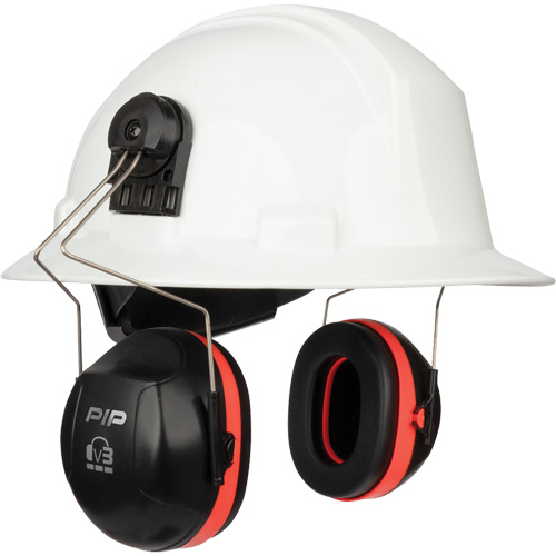 Dynamic V3 Passive Ear Muffs, Cap Mount, 27 NRR dB NTL Industrial