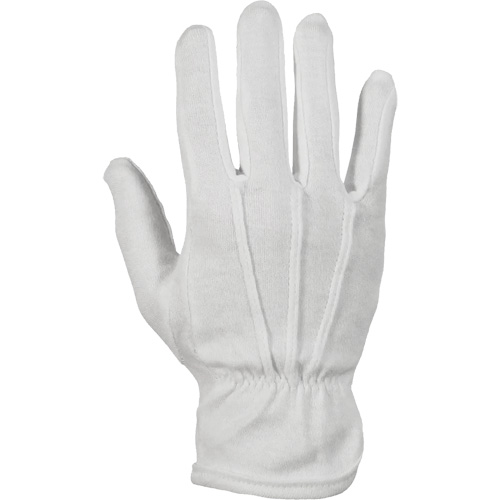 Classic Inspectors Parade Gloves, Cotton/Nylon, Unhemmed Cuff, 10/X-Large NTL Industrial