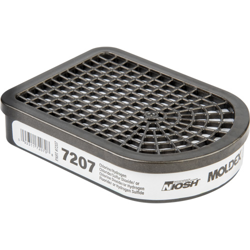 Cartouche pour respirateur semi-rectangulaire, Cartouche gaz/vapeur, Gaz acide NTL Industrial