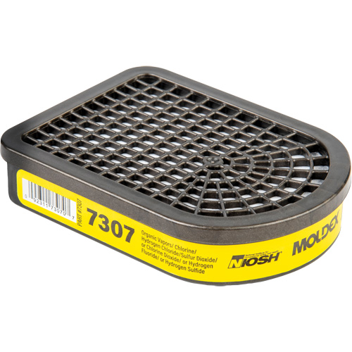 Semi-Rectangular Respirator Cartridge, Gas/Vapour Cartridge, Acid Gas/Organic Vapour NTL Industrial