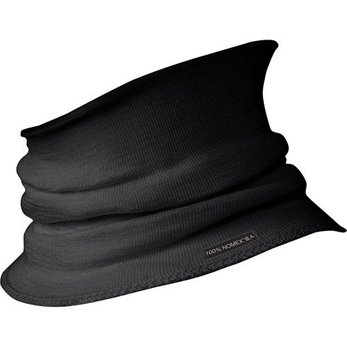 C207BK Flame Resistant Neck Warmer & Windguard, Black, Nomex&reg; NTL Industrial