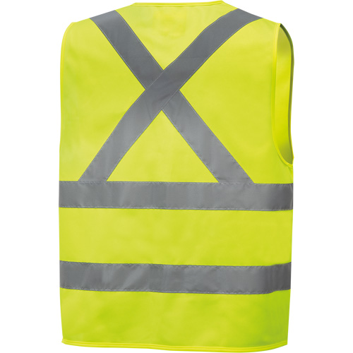 6886 High-Visibility Tricot Safety Vest, High Visibility Lime-Yellow, Small, Polyester NTL Industrial