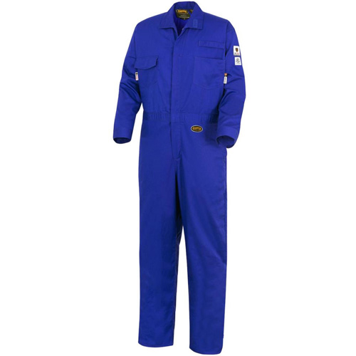 7779T Combinaisons ignifuges r&eacute;sistants aux arcs &eacute;lectriques 88/12 FR-Tech, Taille 40 (grand taille), Bleu royal, 10 cal/cm² NTL Industrial