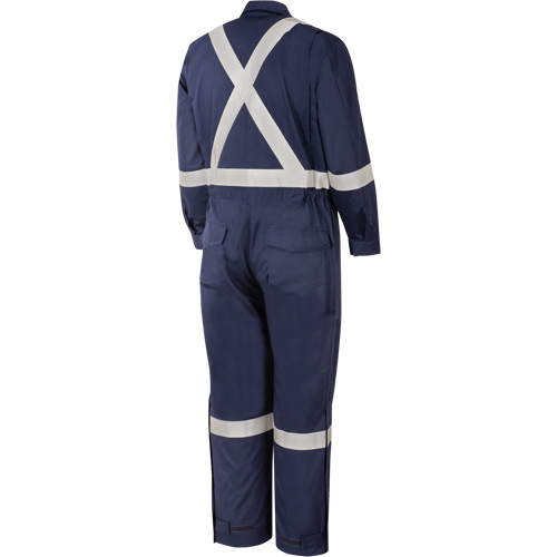 4481T Flash-Gard&reg; FR/Arc Rated Welding Coveralls, 56 (Tall), Navy Blue NTL Industrial