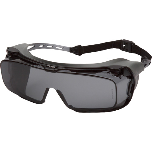 Cappture Safety Glasses, Grey Lens, Anti-Fog, ANSI Z87+/Meets/Exceeds CSA Z94.3 NTL Industrial