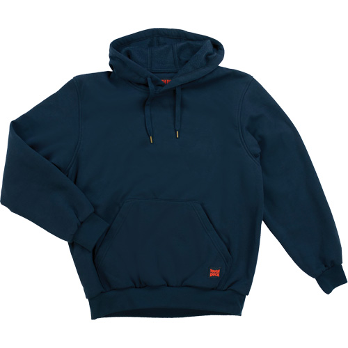 Water Repellent Fleece Pullover Hoodie, Men's, 4X-Large, Navy Blue NTL Industrial