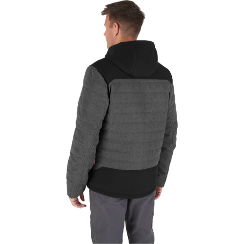 M12 Heated Quietshell Jacket with Battery, Men's, 2X-Large, Grey NTL Industrial