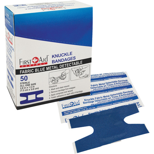 Bandages, Knuckle, Fabric Metal Detectable, Non-Sterile NTL Industrial