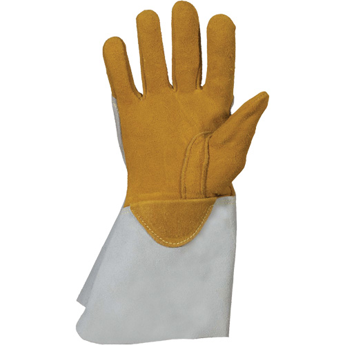 Gants de soudage 335DBP Endura, Cuir de vache refendu/Cuir d'&eacute;lan refendu, Taille Petit NTL Industrial