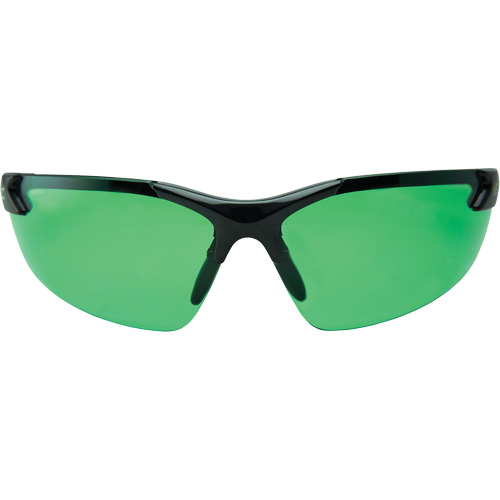 Zorge G2 Safety Glasses, Green Lens, Anti-Scratch, ANSI Z87+/MCEPS GL-PD 10-12/Meets/Exceeds CSA Z94.3 NTL Industrial