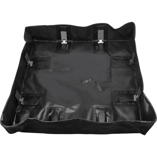 Berme repliable, Capacit&eacute; 538,5 gal. US, 12' la x 12' lo x 6" h, Support &agrave; encliqueter NTL Industrial