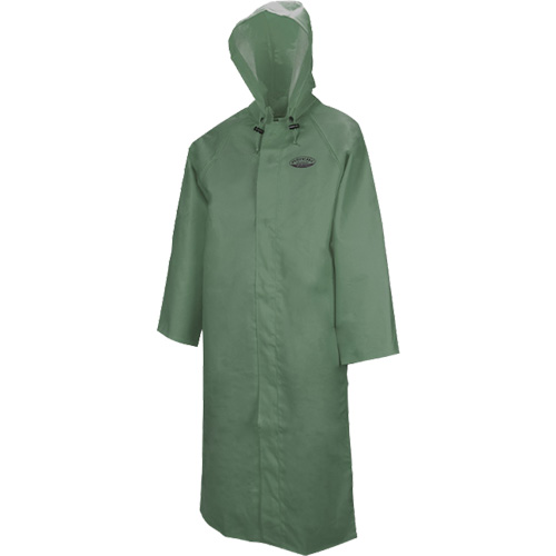Manteau long avec capuchon d&eacute;tachable Hurricane 851, 3T-Grand, Vert NTL Industrial