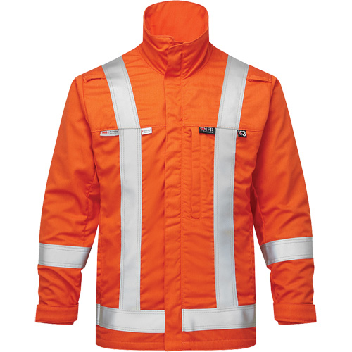 Veste aviateur d'&eacute;t&eacute; Skyline UltraSoft 7 oz., T-Grand, Orange haute visibilit&eacute; NTL Industrial