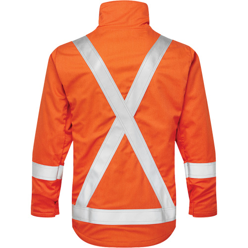 Veste aviateur d'&eacute;t&eacute; Skyline UltraSoft 7 oz., T-Grand, Orange haute visibilit&eacute; NTL Industrial