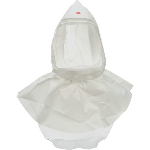 Cagoule Versaflo s&eacute;rie pour APR avec voile, Standard, Pi&egrave;ce faciale/Coiffe souple, Bavette Double NTL Industrial