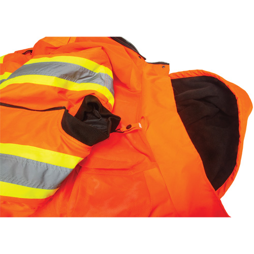 Waterproof 7-in-1 Winter Parka, High Visibility Orange, Medium NTL Industrial