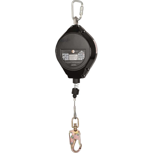 SRL-73302-60LE Cordage de s&eacute;curit&eacute; autor&eacute;tractable, 60', Acier galvanis&eacute;, Pivotant NTL Industrial