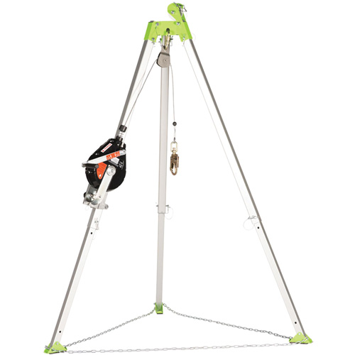 SRL-73303-60 Cable Self-Retracting Lifeline with Recovery, 60', Galvanized Steel, Swivel NTL Industrial