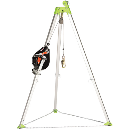 SRL-73303-96 Cable Self-Retracting Lifeline with Recovery, 96', Galvanized Steel, Swivel NTL Industrial