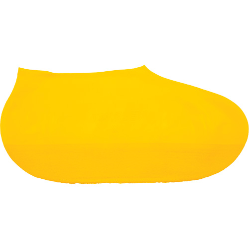 Boot Saver&reg; Disposable Shoe Cover, Medium, Rubber Latex, Yellow NTL Industrial