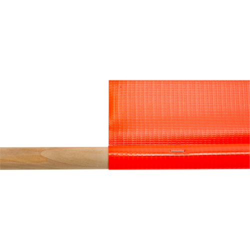 Traffic Safety Flag, Mesh, With Handle NTL Industrial