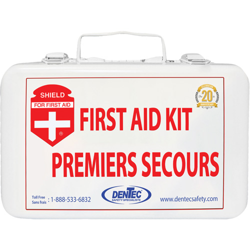 Trousse de premiers soins Shield, R&eacute;pond ou surpasse la norme CSA Z1220-24 type 1 individuelle, Personnel (1 travailleur) NTL Industrial
